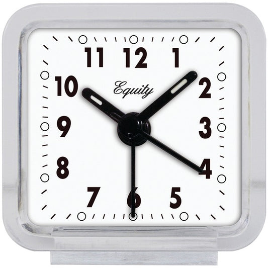 La Crosse 21038 Clear Quartz Travel Alarm Clock