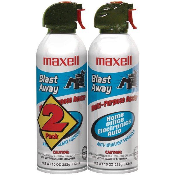 MAXELL 190026 - CA4 Blast Away™ Canned Air (2 pk)