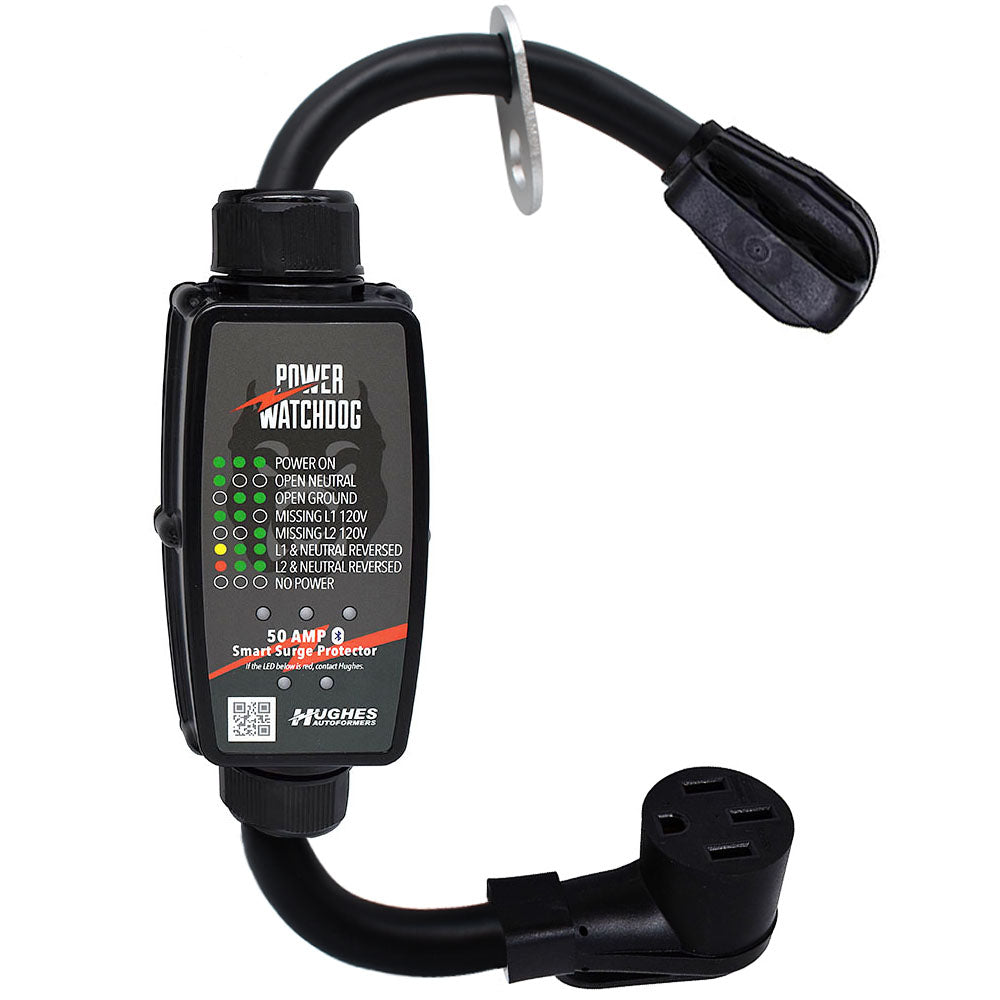 Hughes PWD50 Power Watchdog Bluetooth Portable Surge Protector 50 Amp