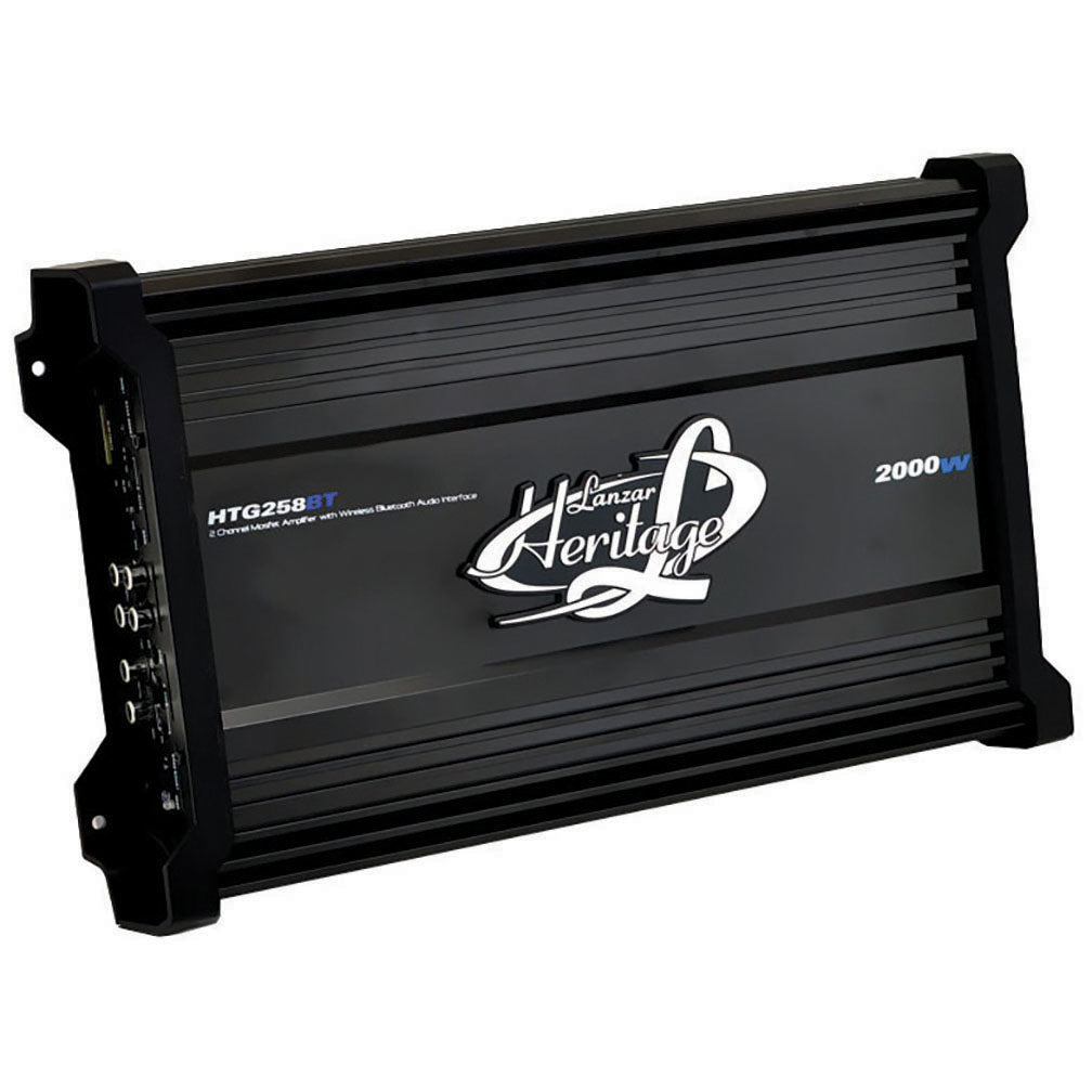Lanzar HTG258BT 2 CH mosfet amplifier with bluetooth 2000 Watt