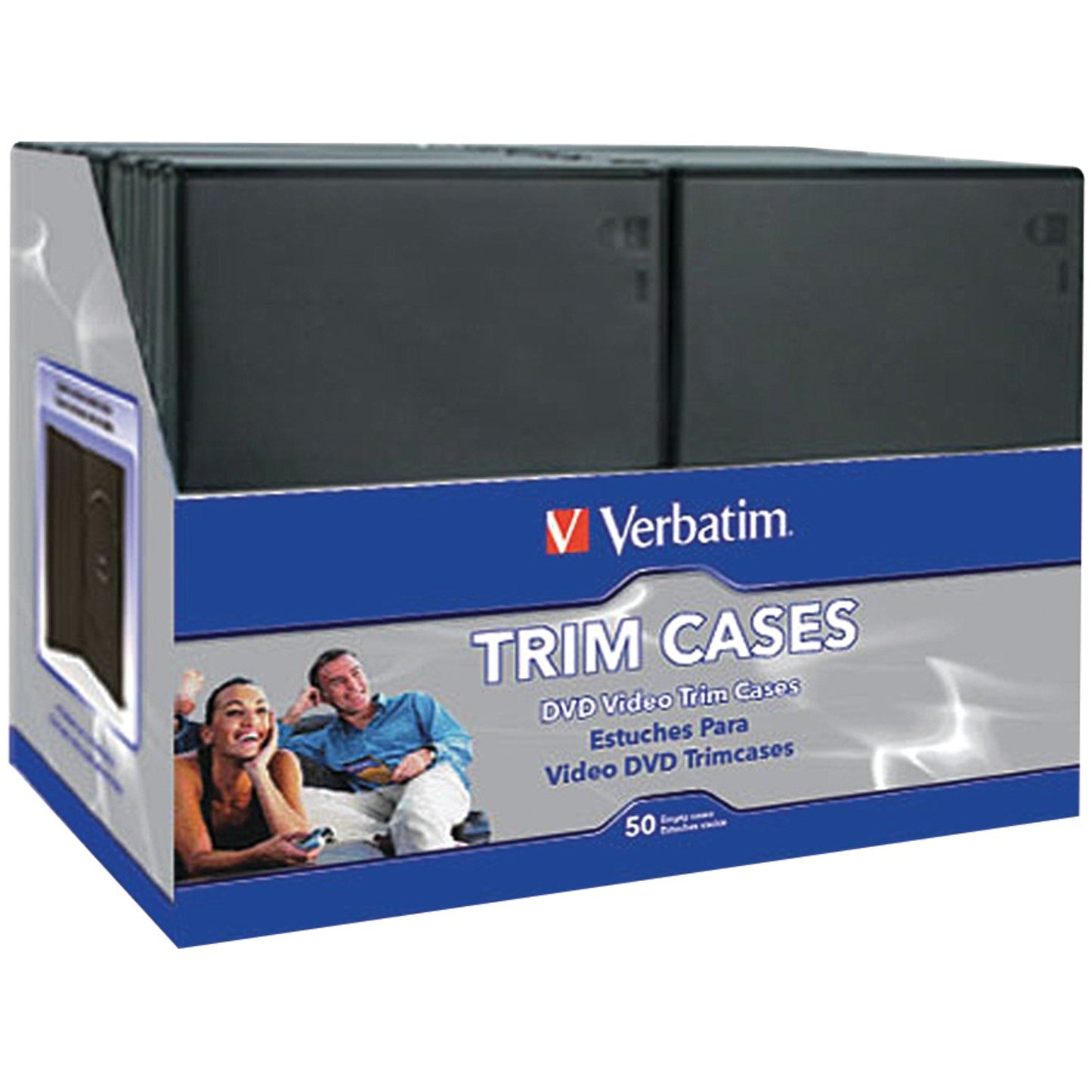 Verbatim 95094 CD/DVD Video Trimcases, 50 pk