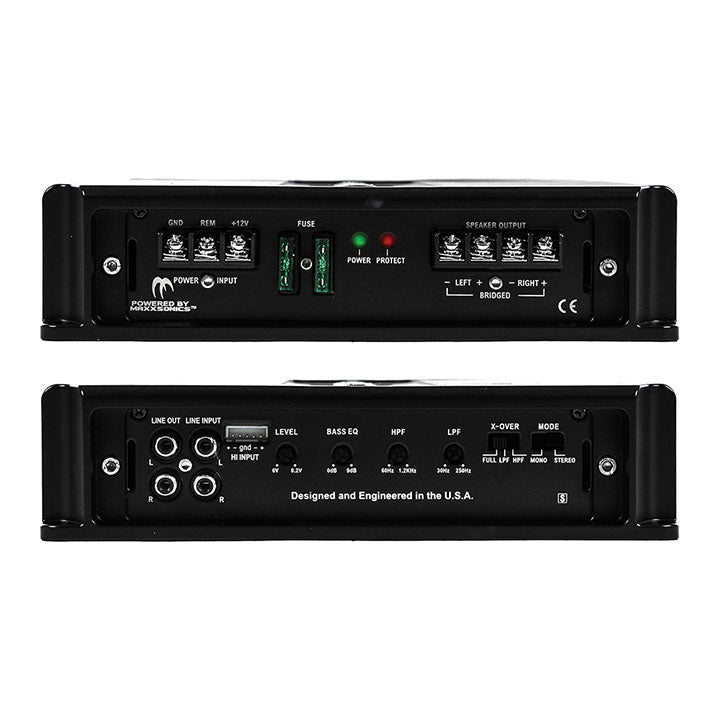 Crunch PD 1500.2 Power Drive Bridgeable Amplifier 1500 Watts Max Class Ab 2-channel