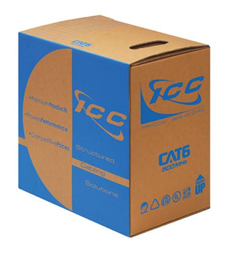 Icc ICCABP6VWH Cmp Cat6 Plenum Value Line 500 Mhz White