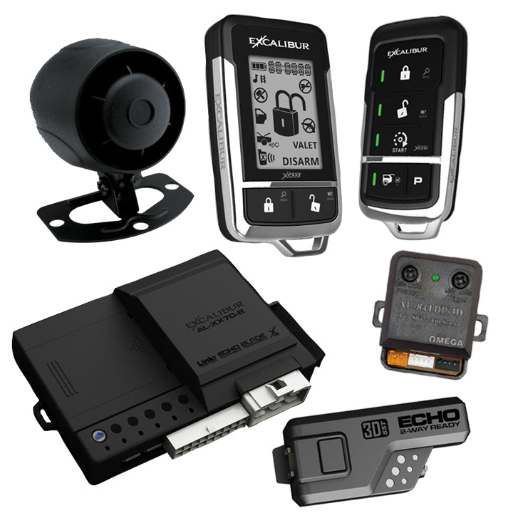 Excalibur AL18703DB Deluxe LCD 2-Way Vehicle Security & Remote