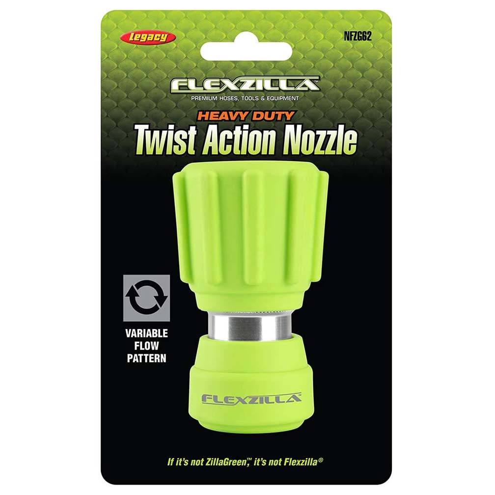 Flexzilla NFZG62 Heavy Duty Twist Action Garden Hose Nozzle