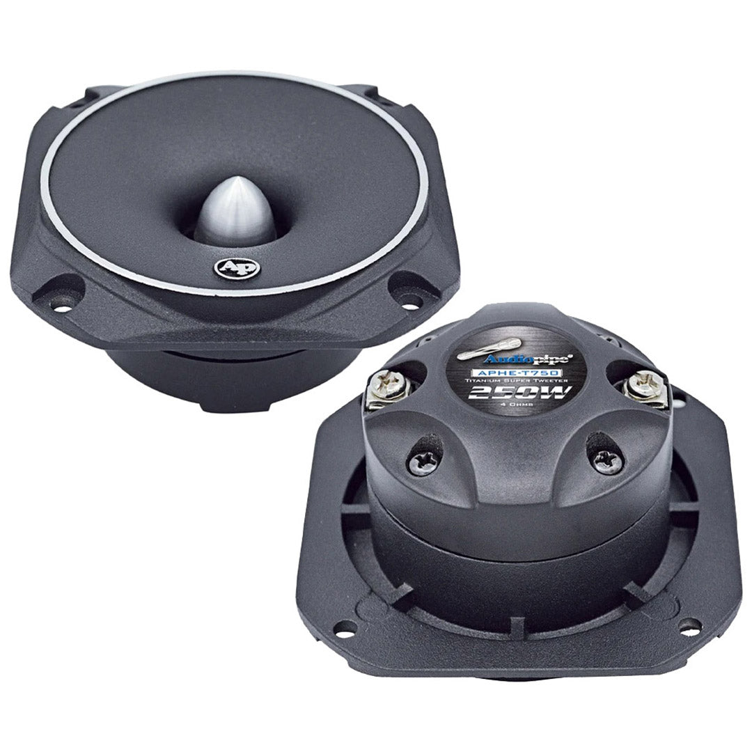 Audiopipe APHET750 2.5" Super High Frequency Titanium Tweeter (Sold in Pairs)