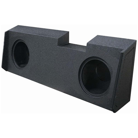 Qpower QBGMC102019 Dual 10" Sealed Woofer Box For 2019-2020 Gm Crew & Double Cab