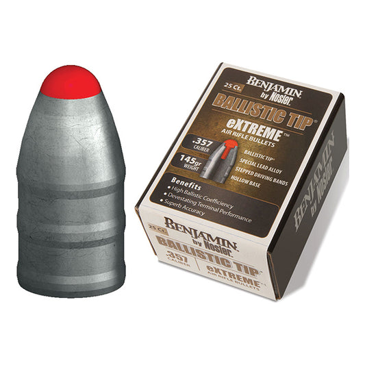Benjamin BPN357 Extreme Hunting Ballistic Tip .357 Cal. 145gr. Bullets 25 count