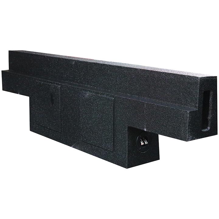 QPower QBGMC04212 2 Hole 12" Vented Crew Cab/4Door Behind Seat '04-'06 Sprayed w/Bed Liner