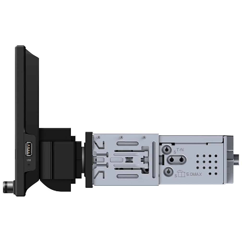 Dual DCPA901 9" S.DIN Mechless Swivel Touchscreen, BT, CarPlay & Android Auto