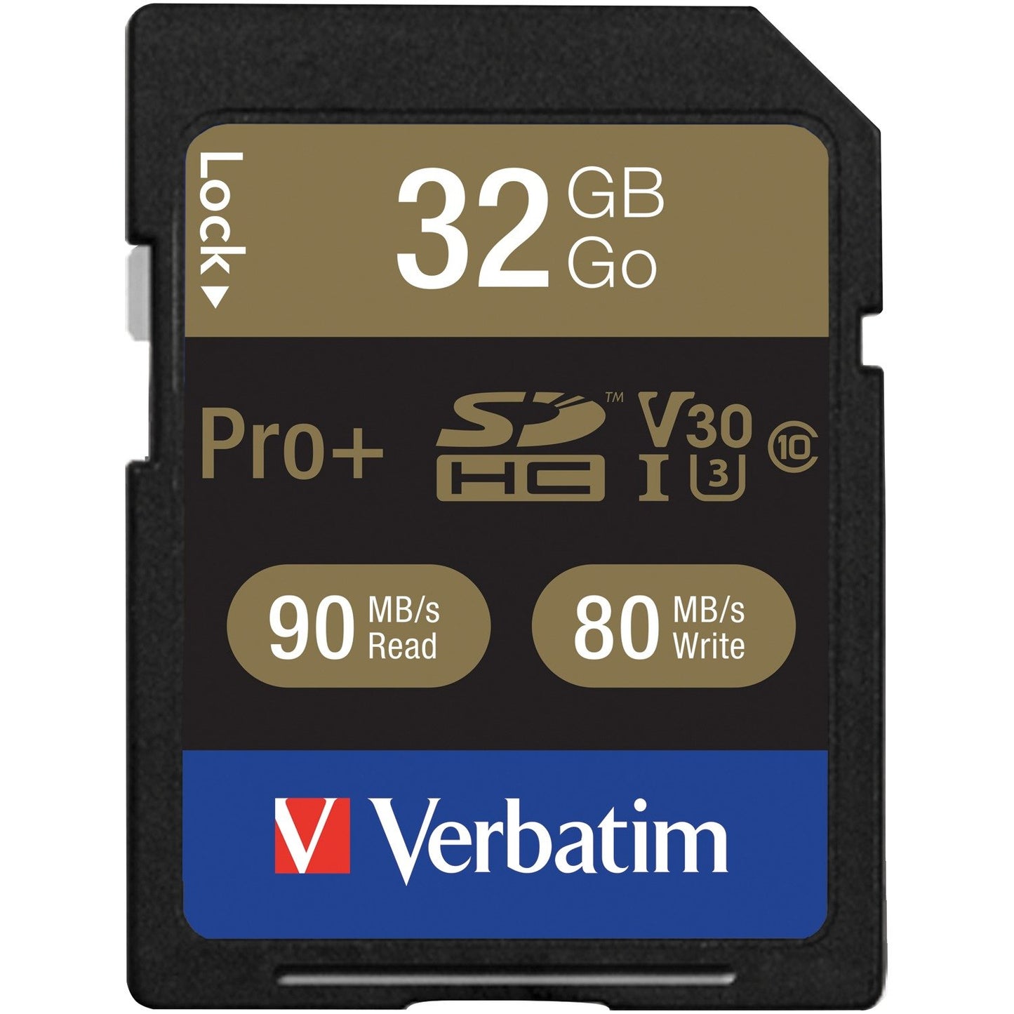 Verbatim 49196 Class 10 32GB Pro Plus 600X SDHC™ Memory Card
