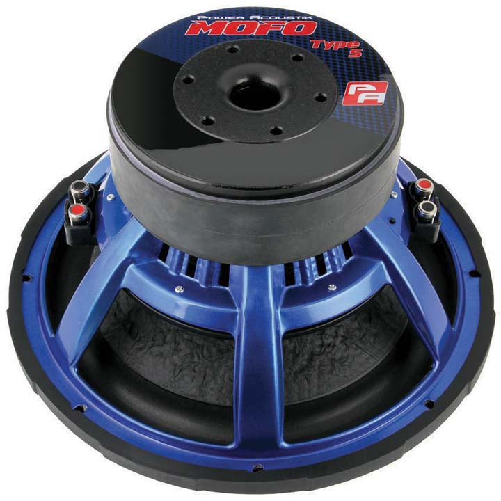 Power Acoustik MOFOS10D4 10" Woofer Dual 4 Ohm 2200W Max