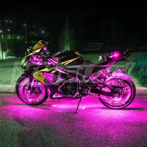XKGlow XK034001P Motorcycle/ATV/Snowmobile LED Underbody Kit  Pink