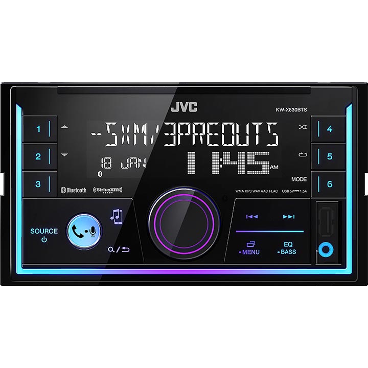 JVC KWX830BTS Mechless AM / FM / Bluetooth / Sat ready USB / AUX input