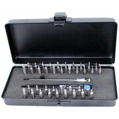 Wiha 75996 "System 4" Micro Bit with ESD Safe Precision Handle - 40pc Set