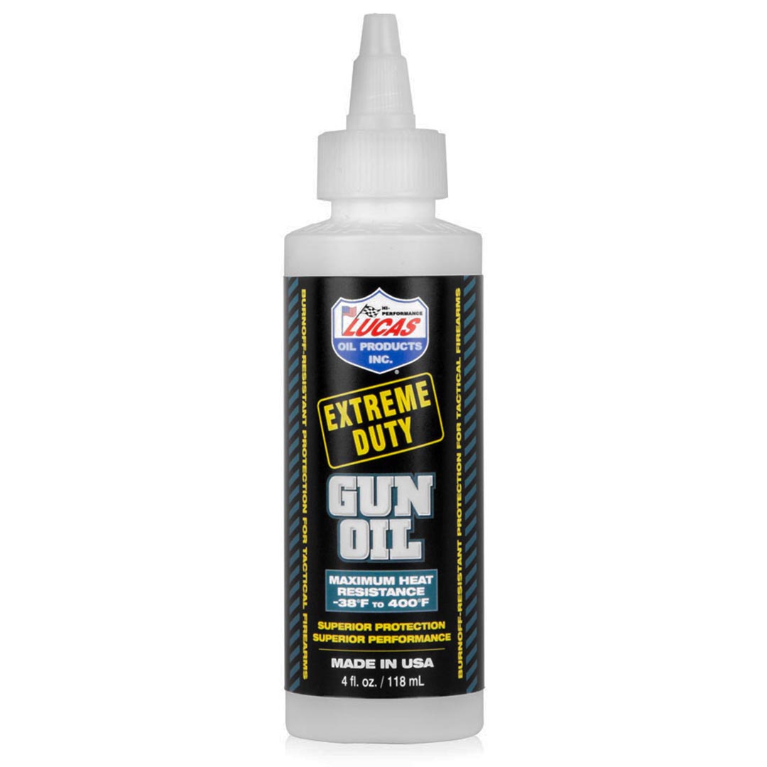 Lucas 10877 Oil Extreme Duty Gun Oil 4 oz Bottle