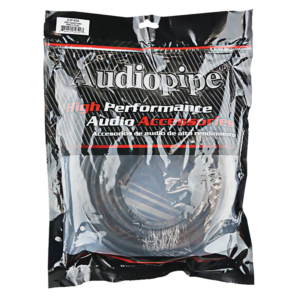 Audiopipe C4PB20 20ft Speed Cable - 9 Conductor 18 gauge Speaker/Remote Wire
