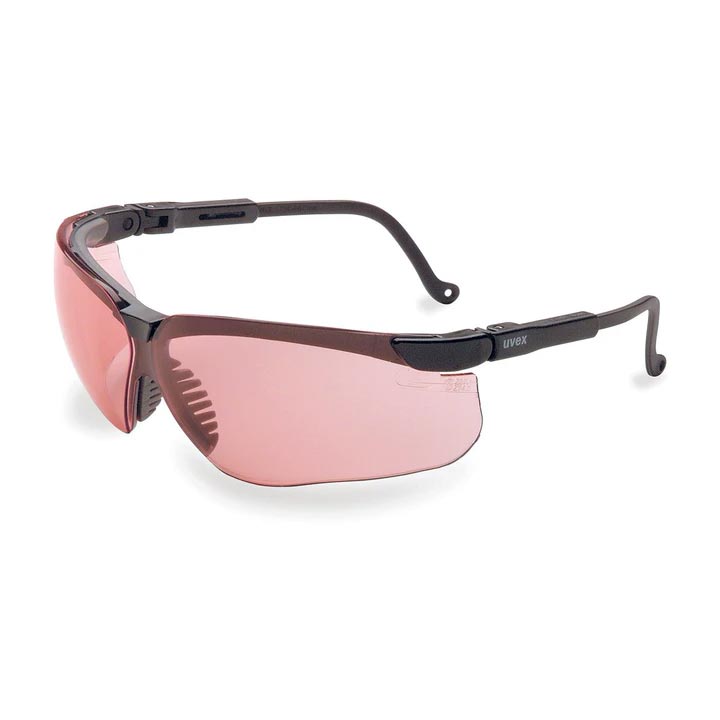 Howard Leight R03575 Genesis Black Frame Vermilion Lens Anti-Fog