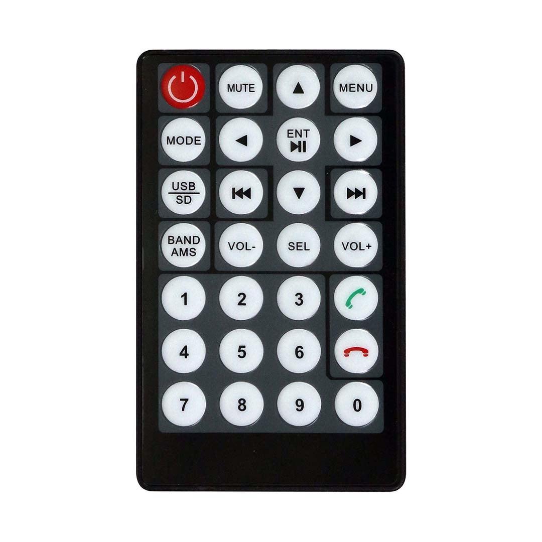 AudioDrift KM7500TA 7" 2DIN Mechless Fixed Touchscreen Receiver w/BT & Remote