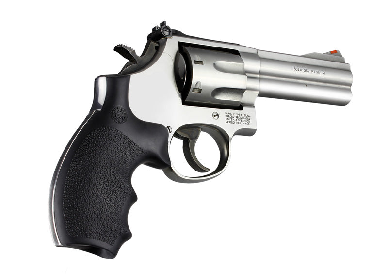 Hogue 62000 S&W Kl Frame Round Butt Rubber Bantam Style Grip Black