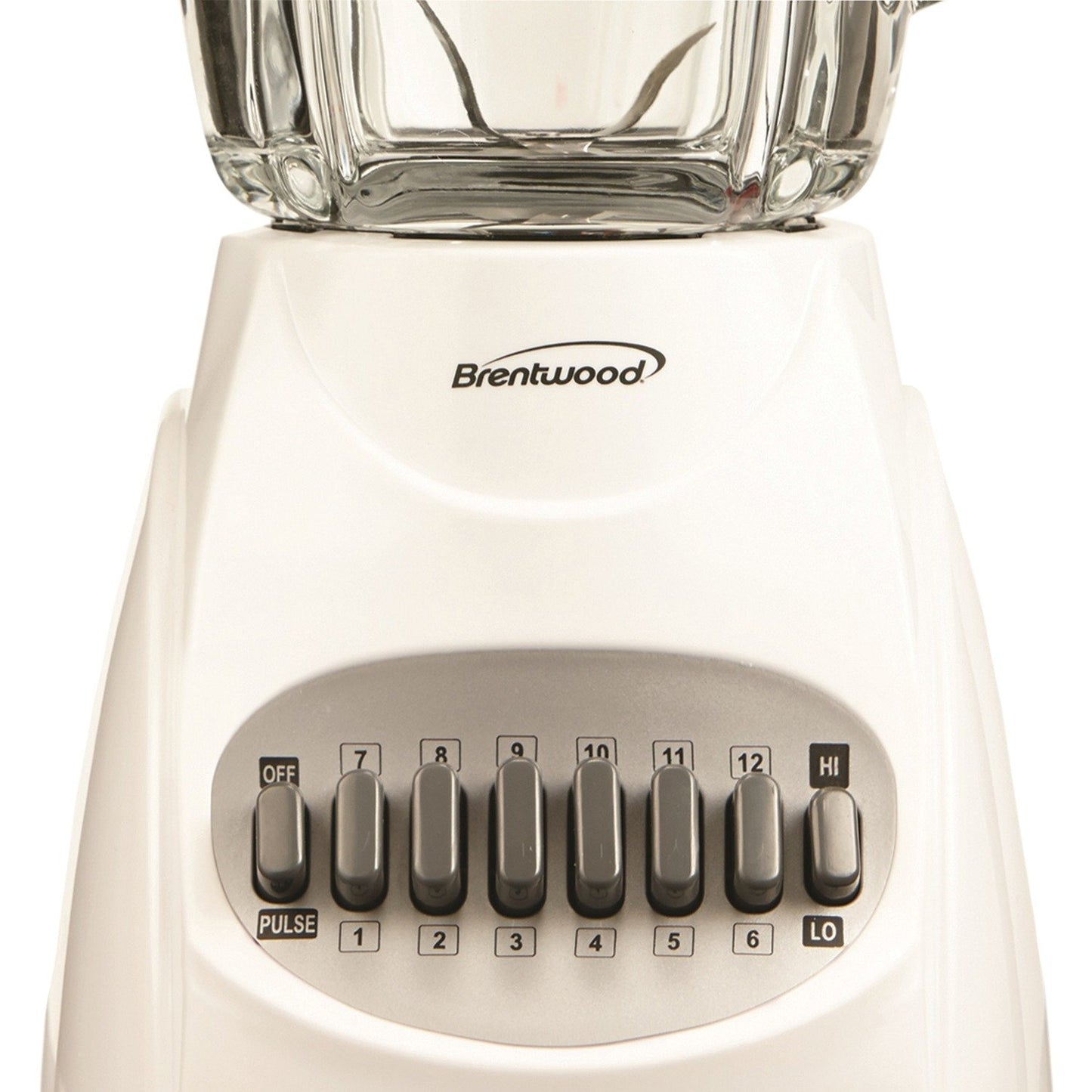 Brentwood Appl. JB-920W 42oz 12-Speed + Pulse Electric Blender w/Glass Jar