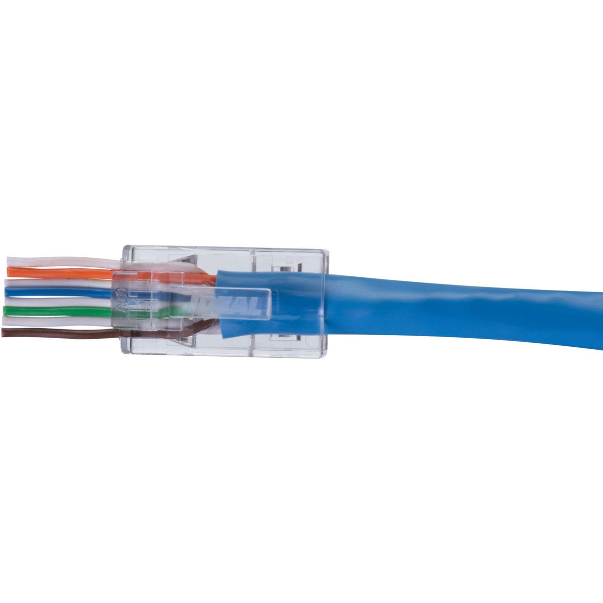 Ideal 85-377 CAT-6 Feed-Thru RJ45 Mod Plugs (100 pk)
