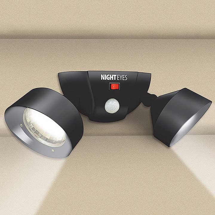 Ideaworks JB7115BLK LED Night Eyes Security Lights Black