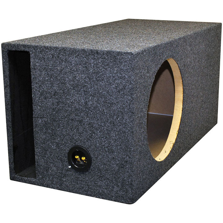 Qpower QHD112VL Single 12" Side Ported SPL Large Heavy Duty Empty Woofer Box