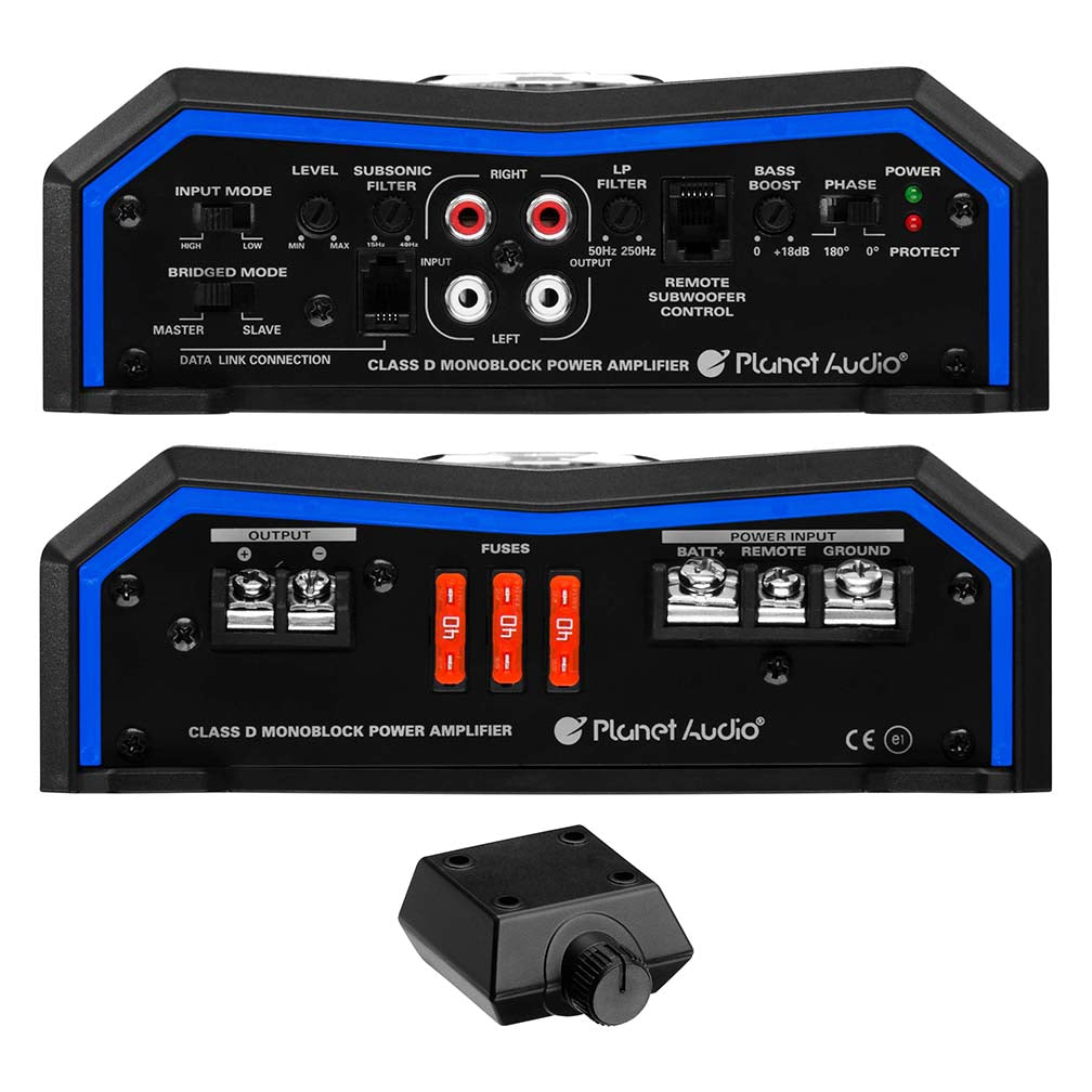 Planet Audio PL40001D Pulse Series Class D Monoblock Amplifier 4000W Max