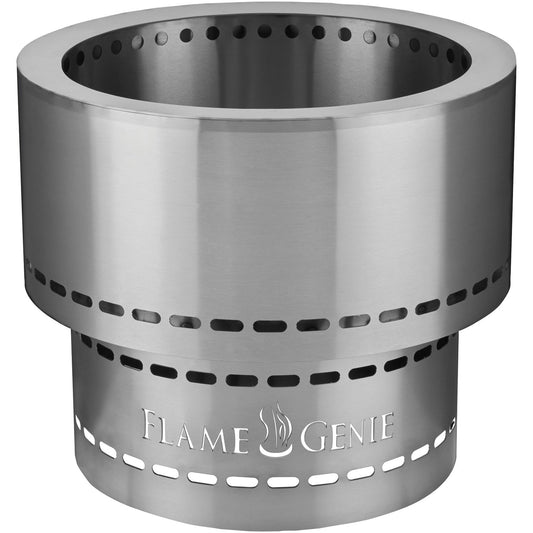 Flame Genie FG16SS Wood Pellet Fire Pit (Stainless Steel)