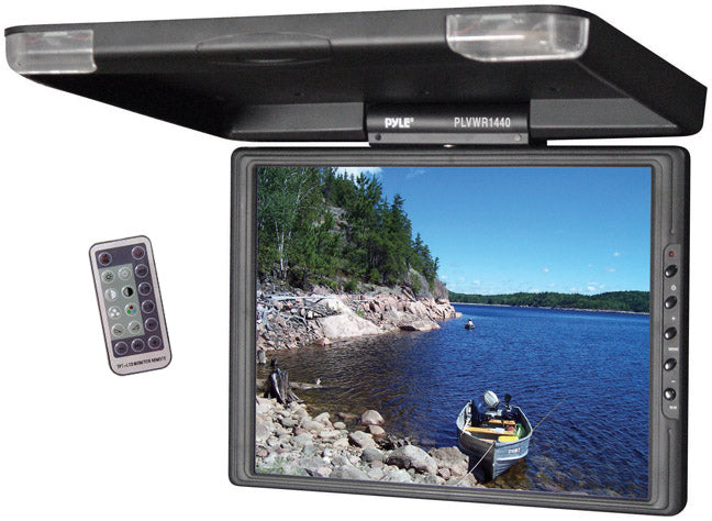 Pyle Plvwr1440 14" TFT Flipdown Car Tv Monitor Ir Remote