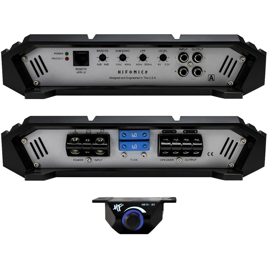 Hifonics ZXX-2400.1D 2400W Peak Zeus Series Class-D Monoblock 1-Ohm Stable Amplifier