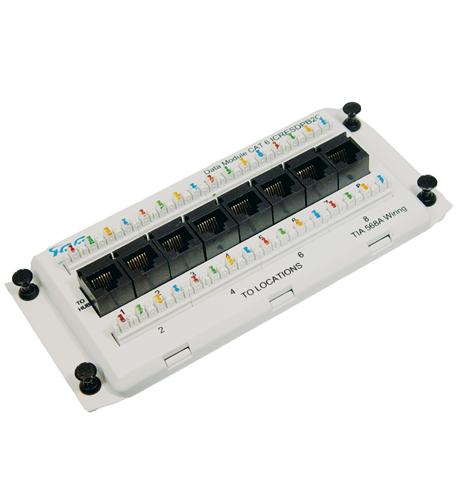 Icc ICRESDPB2C Deluxe Series, Cat 6 Data, 8-port