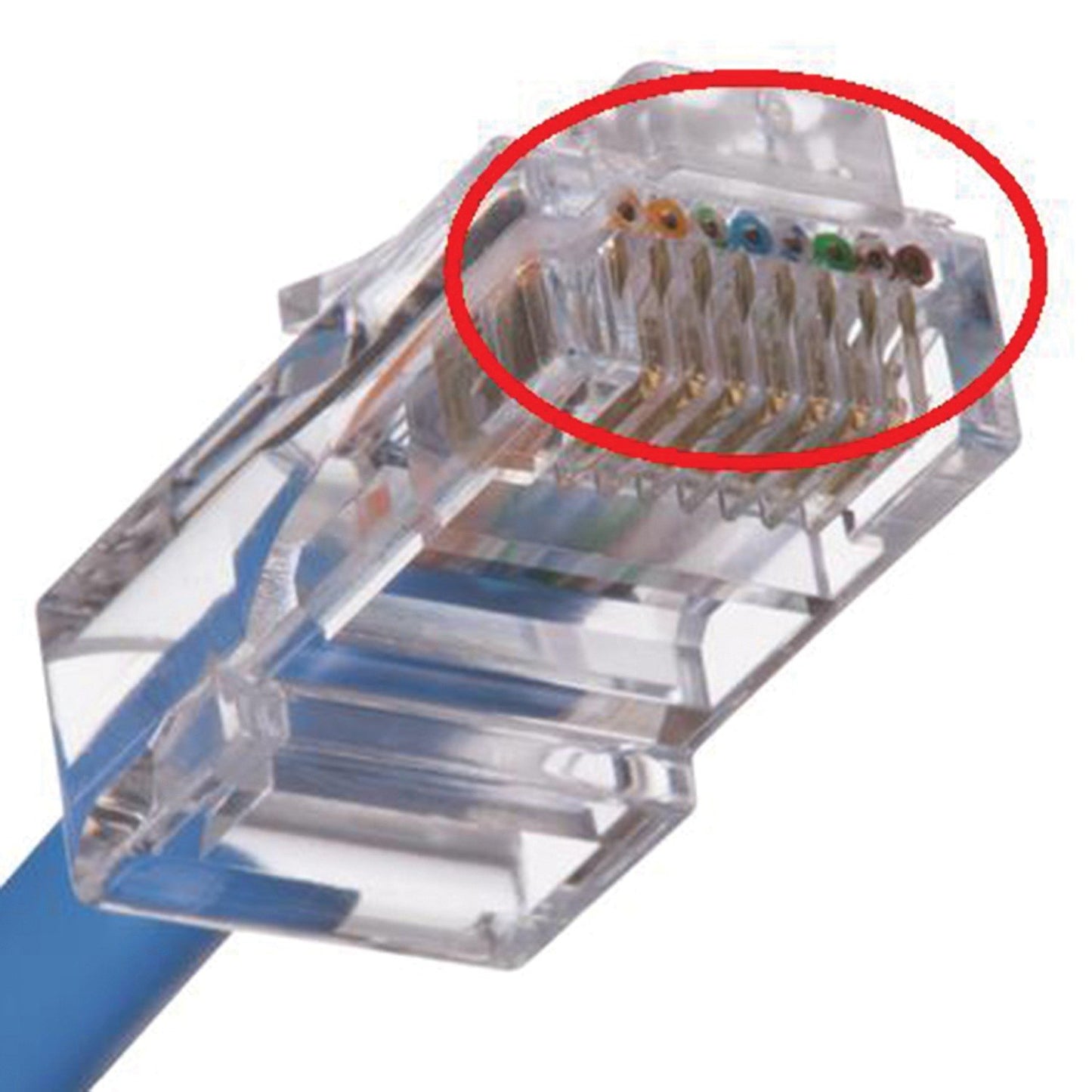 Ideal 85-372 CAT-5E Feed-Thru RJ45 Mod Plugs (100 pk)