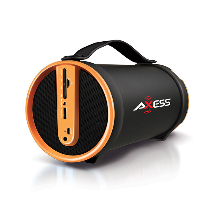 Axess SPBT1033YL Yellow Portable Bluetooth Indoor Outdoor 2.1 Speaker