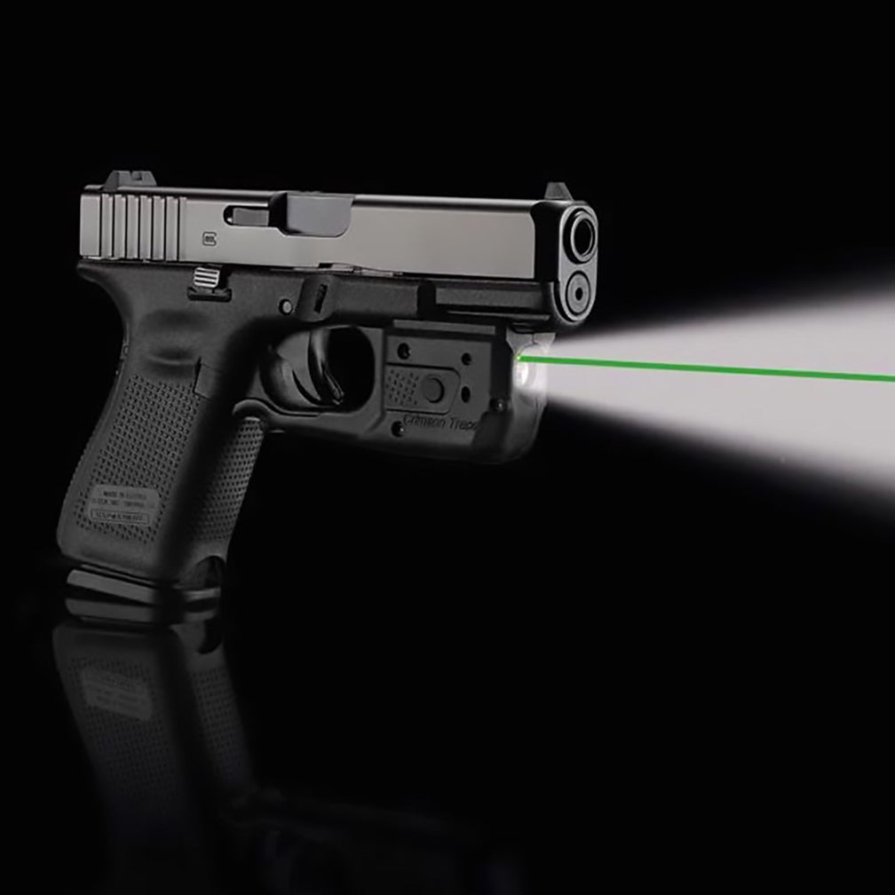 Crimson Trace LL807G Laserguard Pro w/Tactical Light for Full-Size Glocks, Green