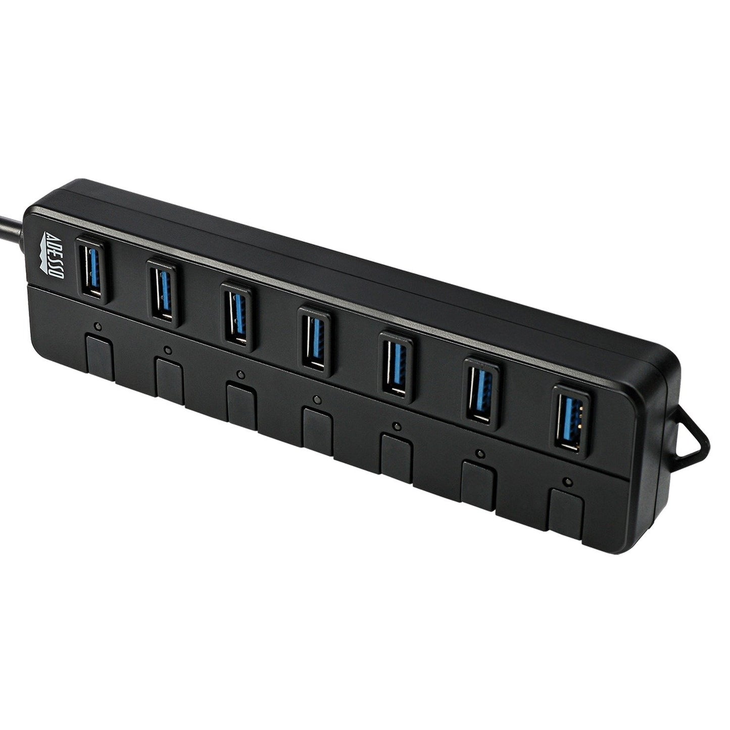 Adesso AUH3070P 7-Port USB 3.0 Hub w/Individual Power Switches & Power Adapter