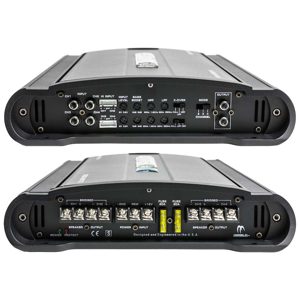 Autotek MM16204 Mean Machine Amplifier 1600 Watts 4 Channel