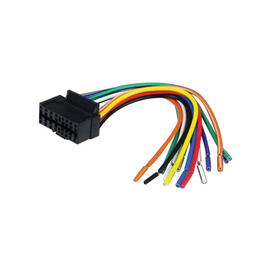 Pipeman WHJVC16P 16 Pin Wiring Harness for 2000 and Up JVC Radios