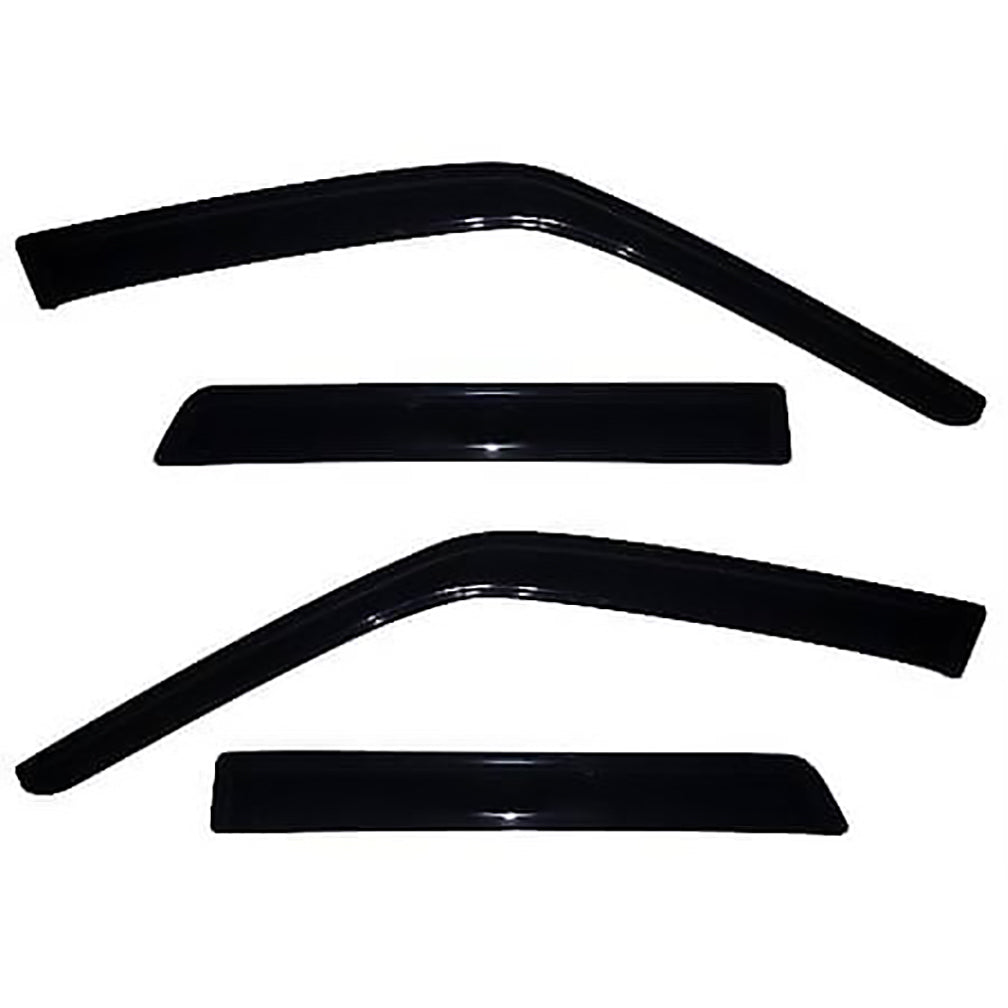 Auto Vent Shade Original Ventvisor Side Window Deflector Dark Smoke 4Pc Set for 2010-2017 Nissan Ju
