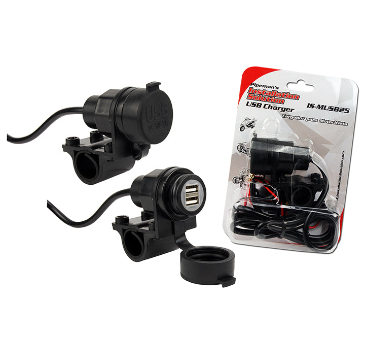Nippon ISMUSB25 Pipeman USB Charger for ATV/Motorcycle