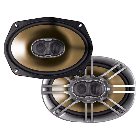 Polk Audio DB691 6-by-9-Inch 3-Way Speakers (Pair, Silver)
