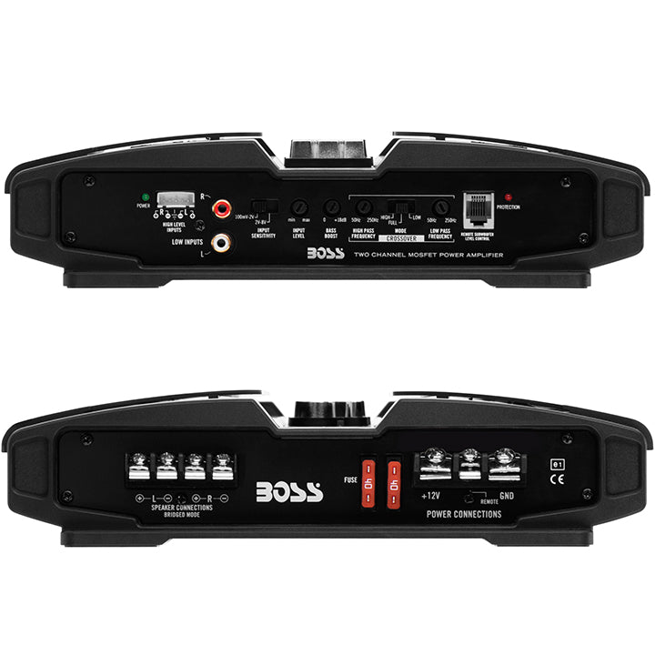 Boss Audio PT2200 2200 Watt 2 Channel Phantom Car Amplifier
