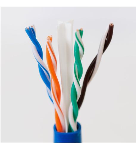 Icc ICCABR6EBL Cat6e Cmr Pvc Cable Blue