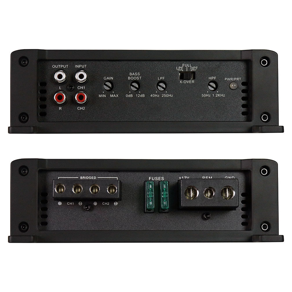 Orion ZT50002S Ztreet 2 Channel Amplifier, 660W RMS/5000W MAX