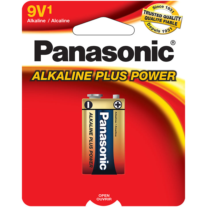 Panasonic 6AM6PA1B 9-Volt Alkaline Plus Power (Single)