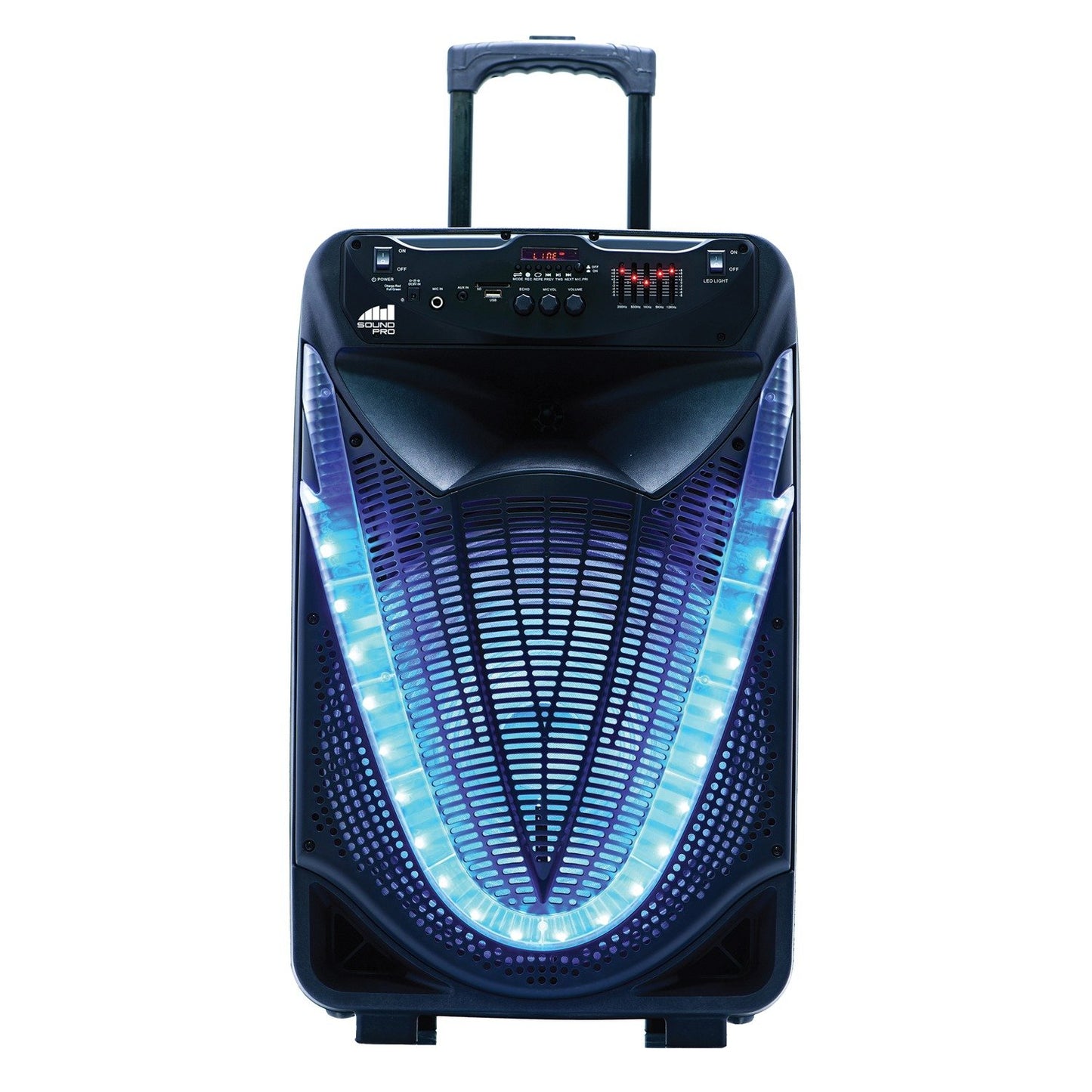 Naxa NDS-1533 Portable 15" Bluetooth Party Speaker w/Disco Light