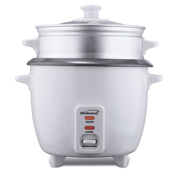 Brentwood TS-480S 900-Watt 15-Cup Rice Cooker with Food Steamer