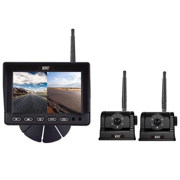 BOYO Vision VTCRH2 2.4 GHz Wireless AHD Vehicle Backup System 2 Channels