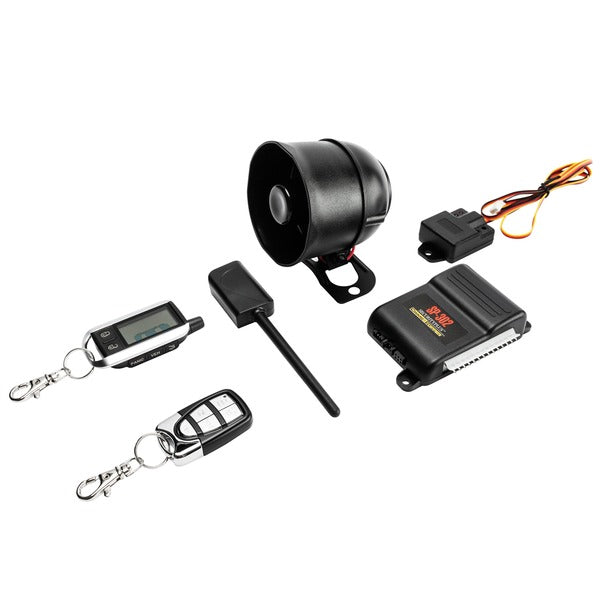 CrimeStopper SP-302 Universal 2-Way LCD Security & Keyless Entry System